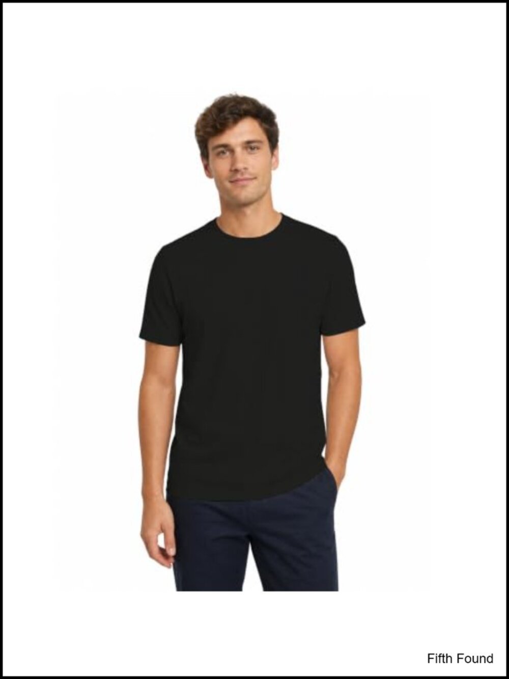100% Cotton Crew Neck Tee Short Sleeve Classic T-Shirt Men's Regular Fit